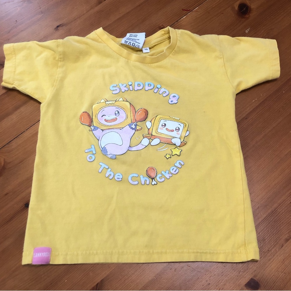 Kids Lanky Box tee size- YS